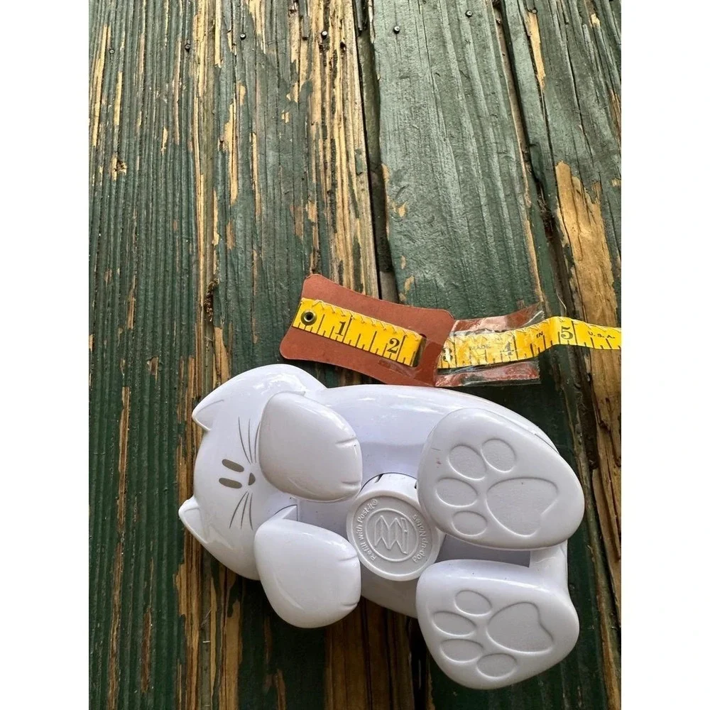 Post-it Cat Pop-up Note Dispenser White Feline Weighted Desk Accessory CAT-330